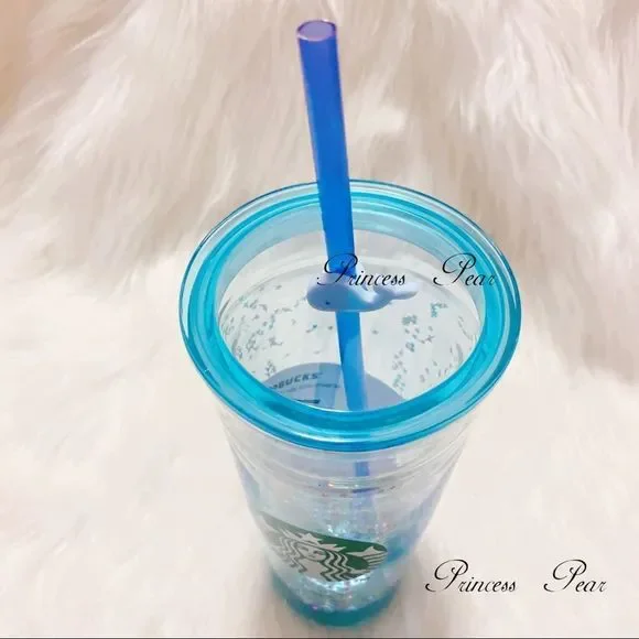 Starbucks Korea Glitter Whale Glass Tumbler - Picture 5 of 13